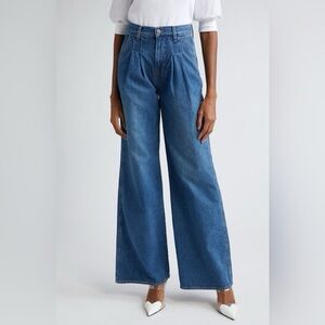 Veronica Beard Relaxed Fit Dark Blue Jeans